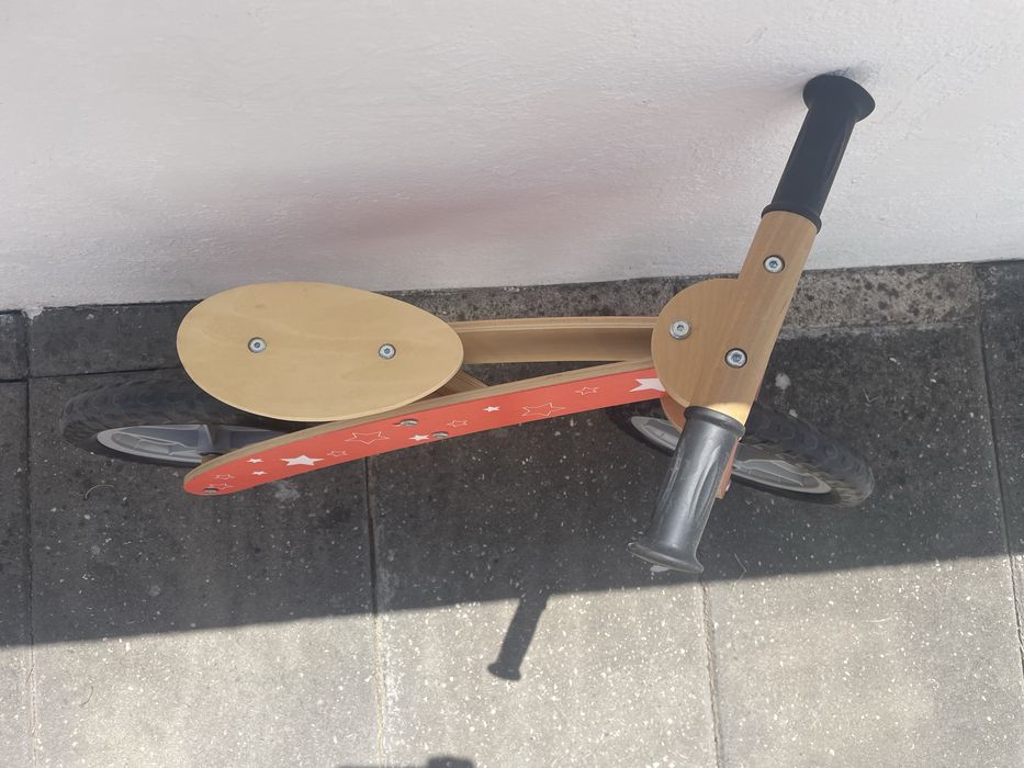 Bicicleta sem pedais de crianca madeira