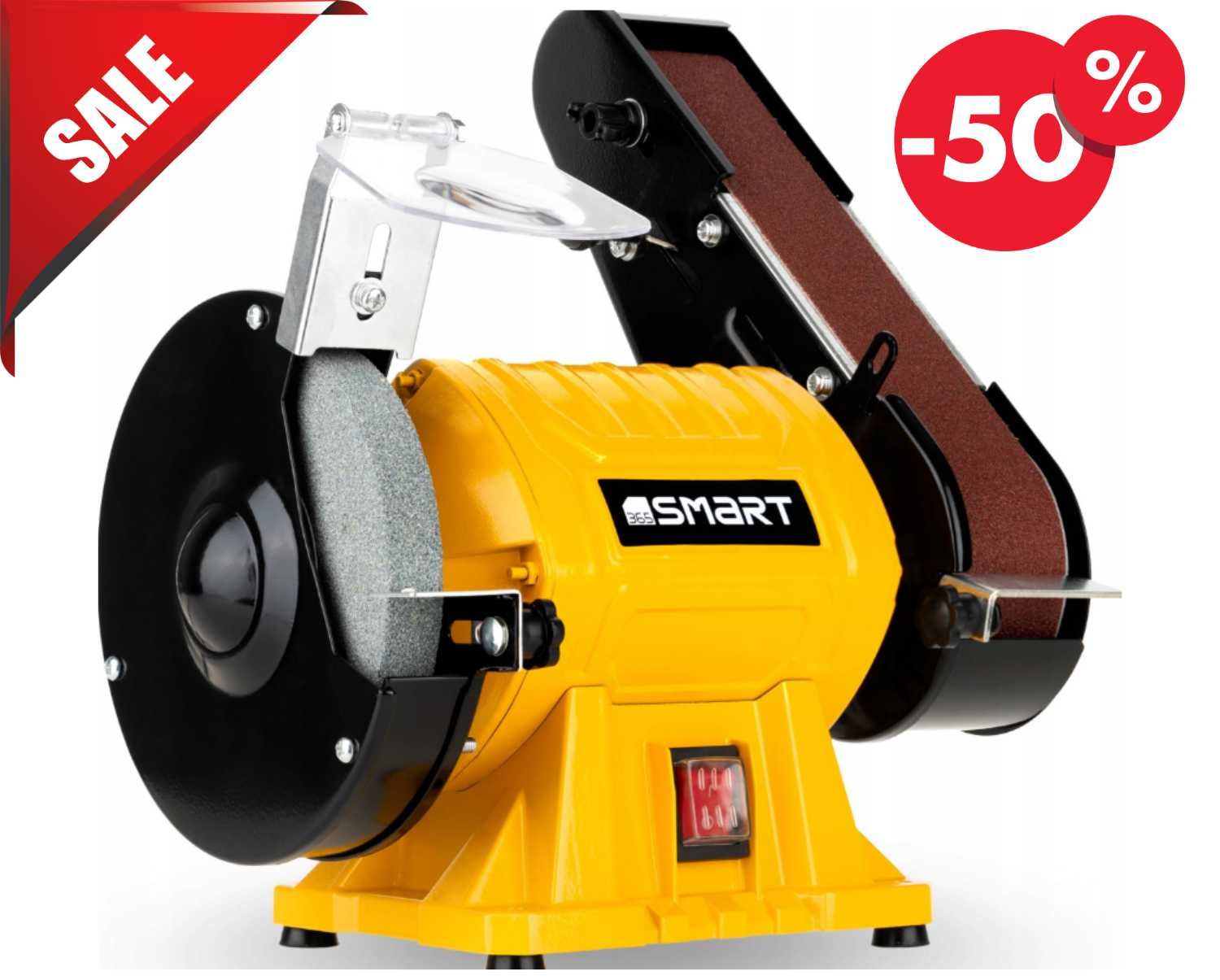 Nowa Wydajna SZLIFIERKA Stołowa Taśmowa Kamieniowa 250W 150mm + GRATIS