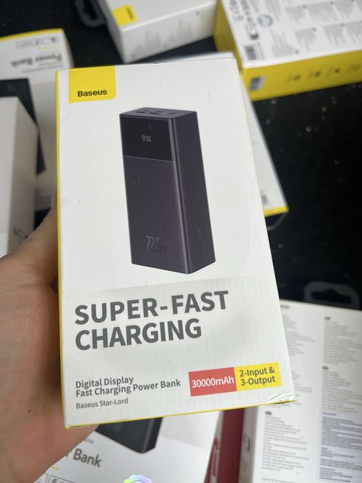 Павербанк Baseus Star Lord Display 22.5W 30000 mAh Black (PPXJ060101)