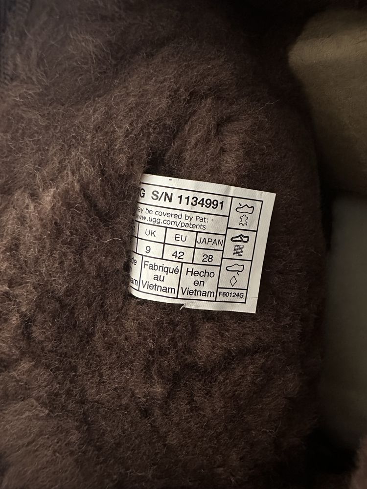 UGG W Classic Mini Platform skórzane brązowe emu botki śniegowce r. 42