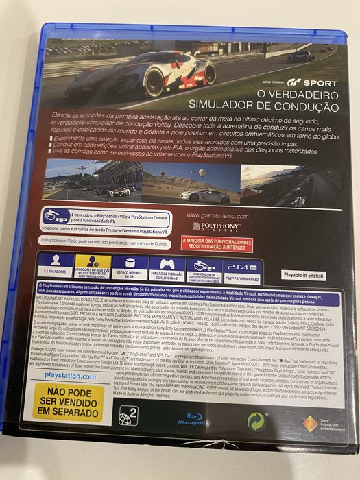 Jogos PS4 GT Gran Turismo Sport e Horizon Zero Dawn