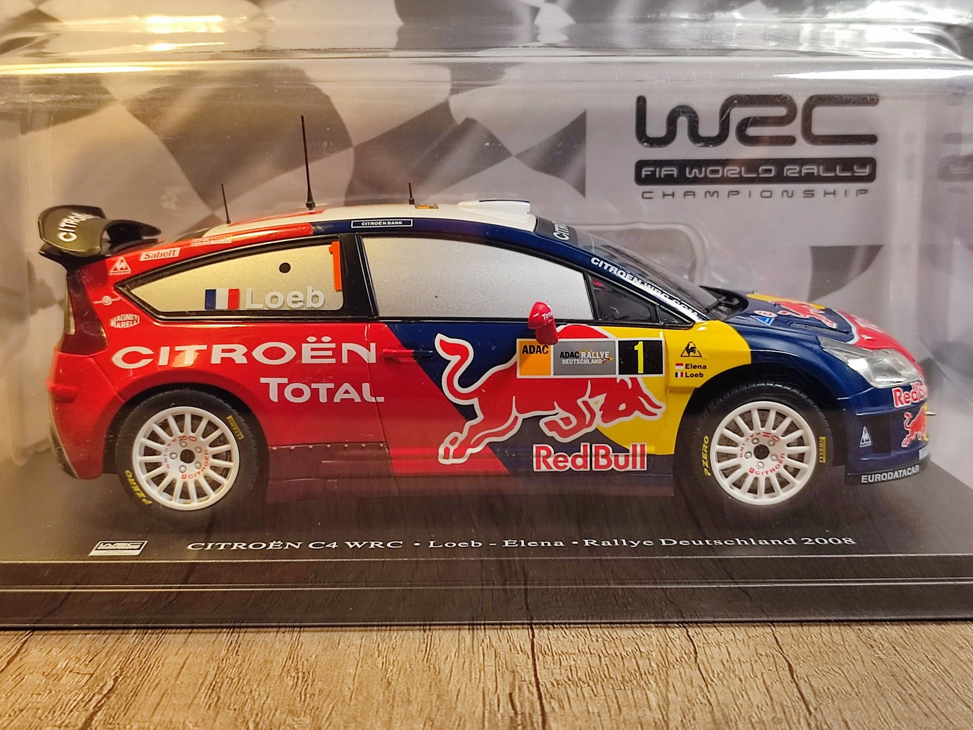 Gratis kalendarz! Altaya 1:24 model Citroen C4 WRC Loeb - Elena, Rally