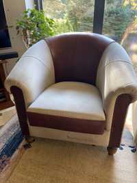 Fotel stylizowany industrial design