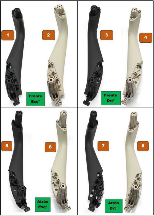 Capas espelho retrovisor BMW série G modelos 3, 4, 5, 7, 8