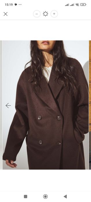 Пальто свободного кроя Na-kd  размер L