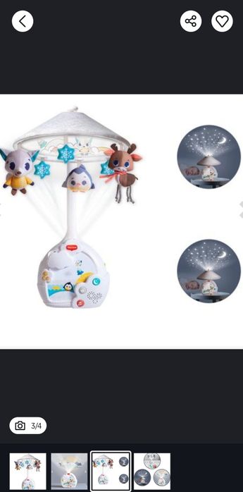 Projector/mobil para bebé
