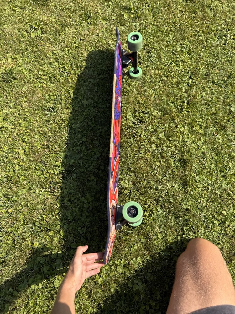 Longboard Alternative Flamingo Medium Nowe Łożyska Super Stan