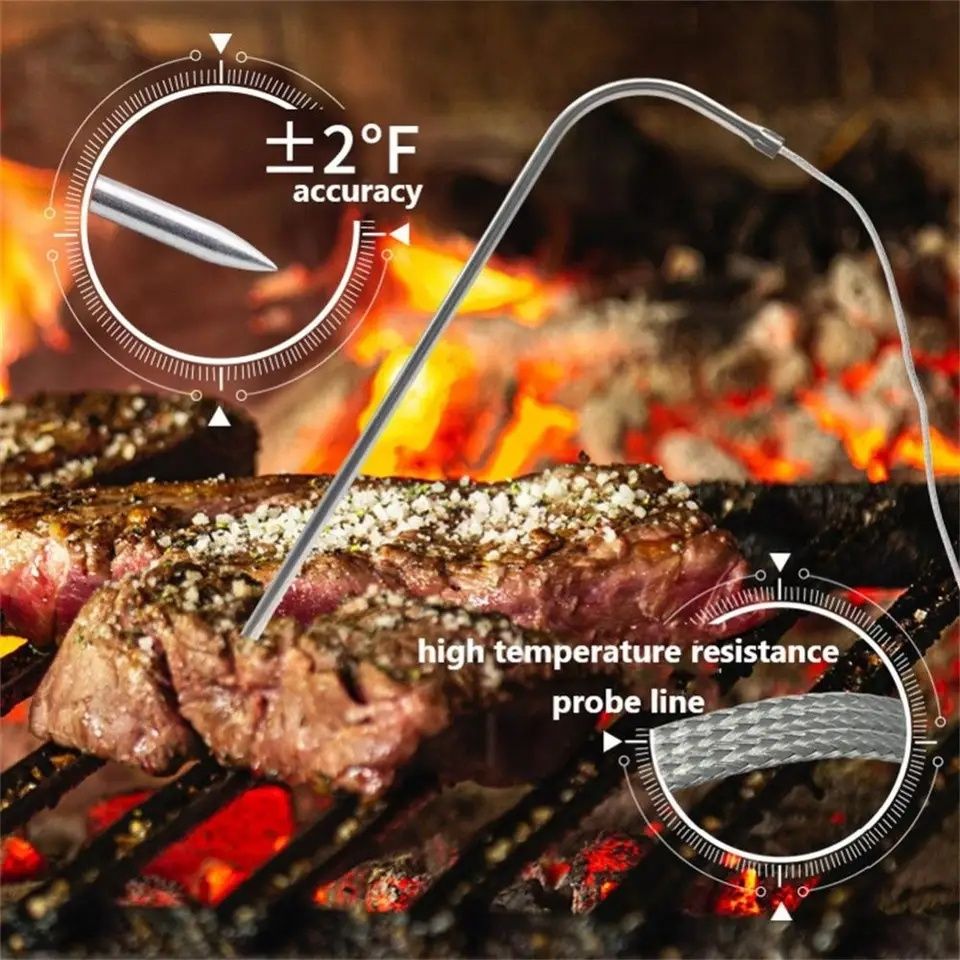 Термометр для мяса и выпечки с выносным щупом сенсорный