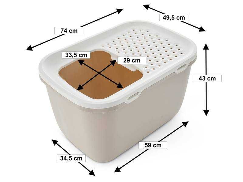 NOVO - Wc para Gato GIGANTE, Savic Hop in GIANT