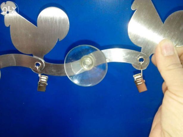 Suporte com ventosas Novo com galos