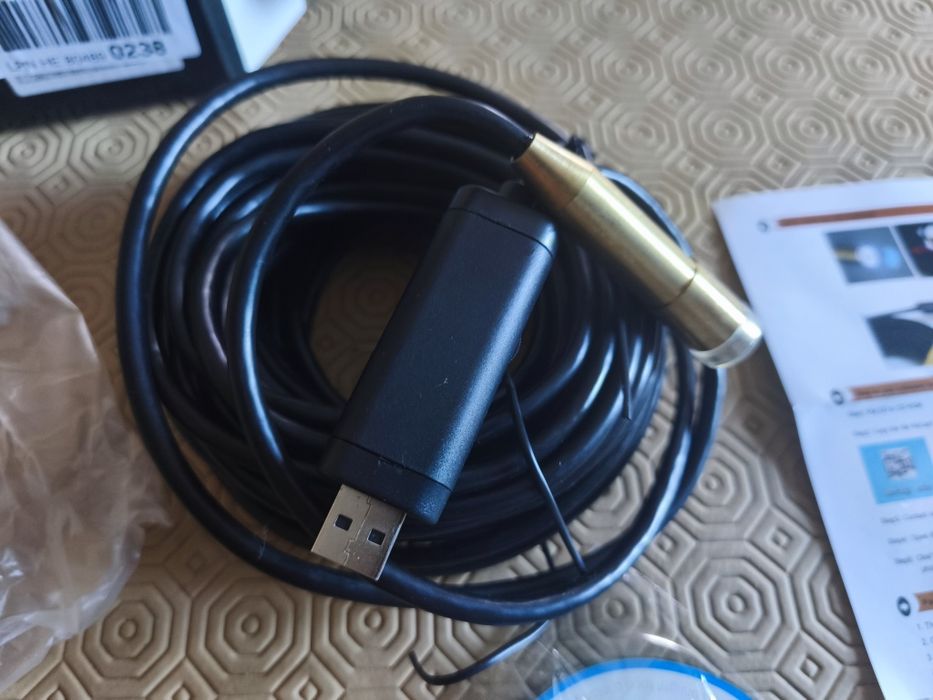Câmera Endoscópica USB com cabo de 10m