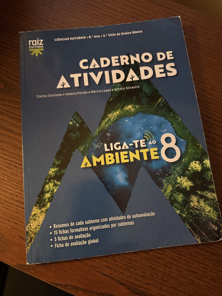 Caderno de actividades Liga-te ao Ambiente 8 ano