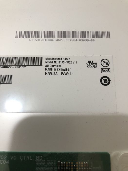 Матрица 17.3 Led Normal FullHd 40пин