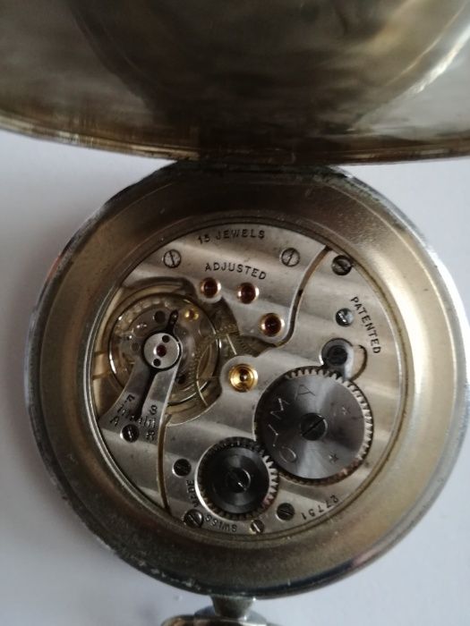 Relógio Bolso Coleção "CYMA PRIMA" Anos 40/50- 15 Jewels Swiss Made