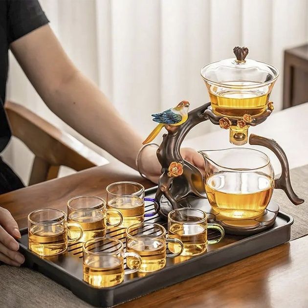 Набір для чайної церемонії, сервіз з авторозливом, подарунок