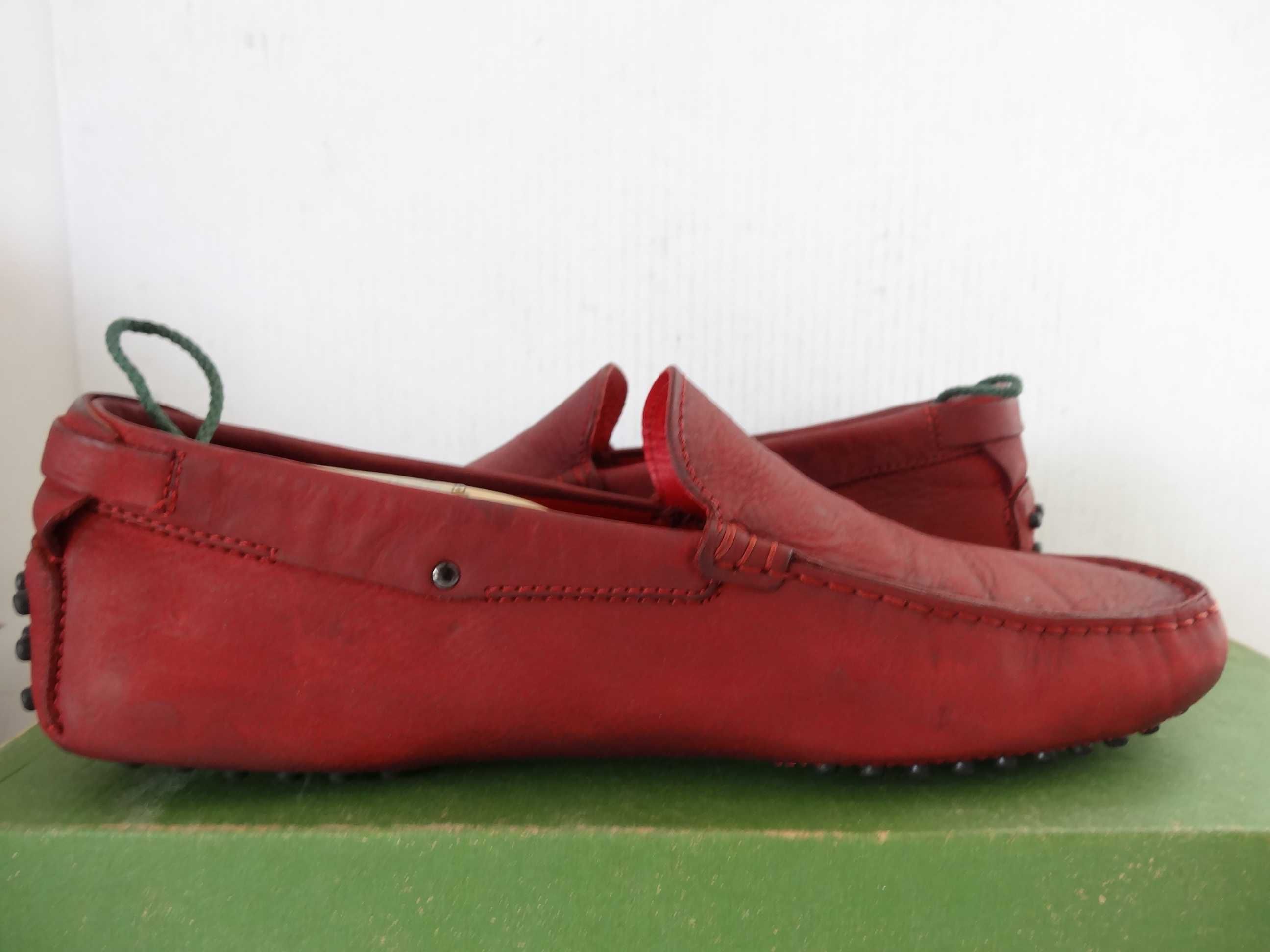 Buty TOD'S Ferrari roz 41,5 MOKASYNY Skóra