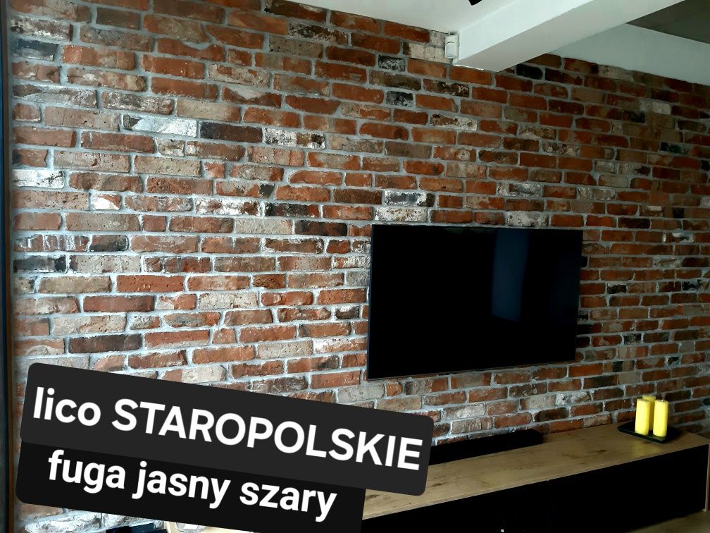PROMOCJA Cegła na ścianę płytki z cegły LOFT lico cięte elewacja