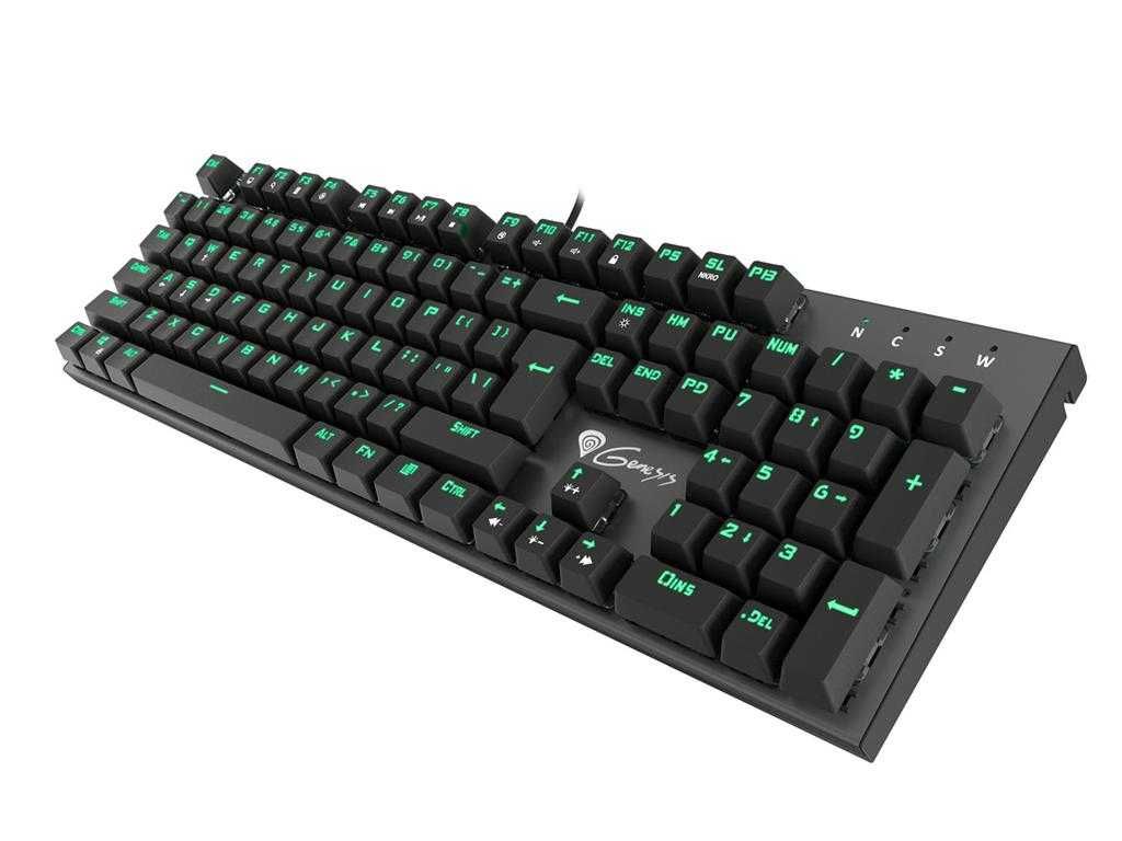 Świetna wygodna klawiatura mechaniczna Genesis Thor 300 blue switches