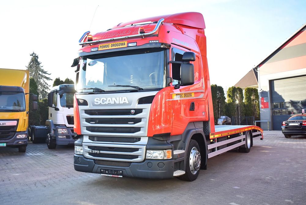 Scania R 370 / Autolaweta/ Pomoc drogowa/ Najazd 8.10m. / Wciągarka/ Sprowadzona z Niemiec !