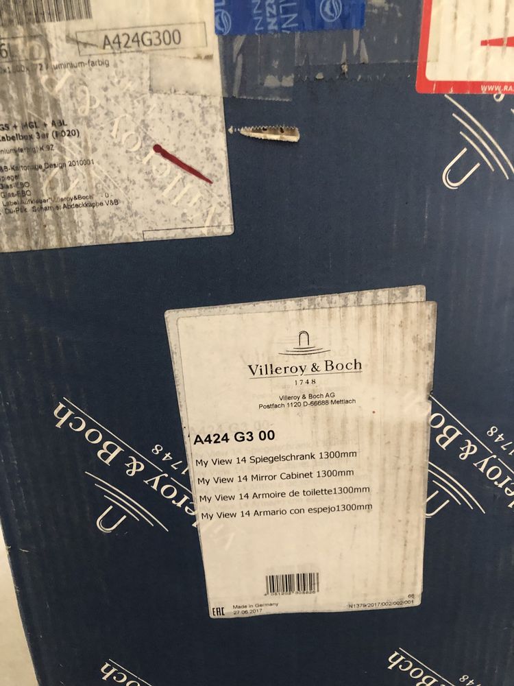 Villeroy&boch szafka z lustrem