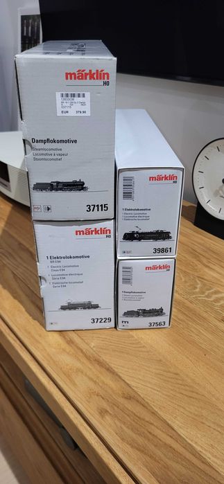 Nowe lokomotywy Marklin 4 szt.