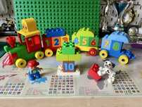 Lego duplo pociag z cyferkami