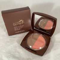 Avon Glow ~ Blusher Bronzer Duo ~ Peach Glow  12g