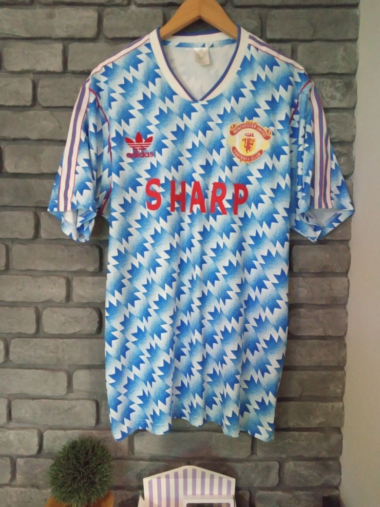 Koszulka piłkarska vintage Adidas , Manchester United, rozmiar XXL