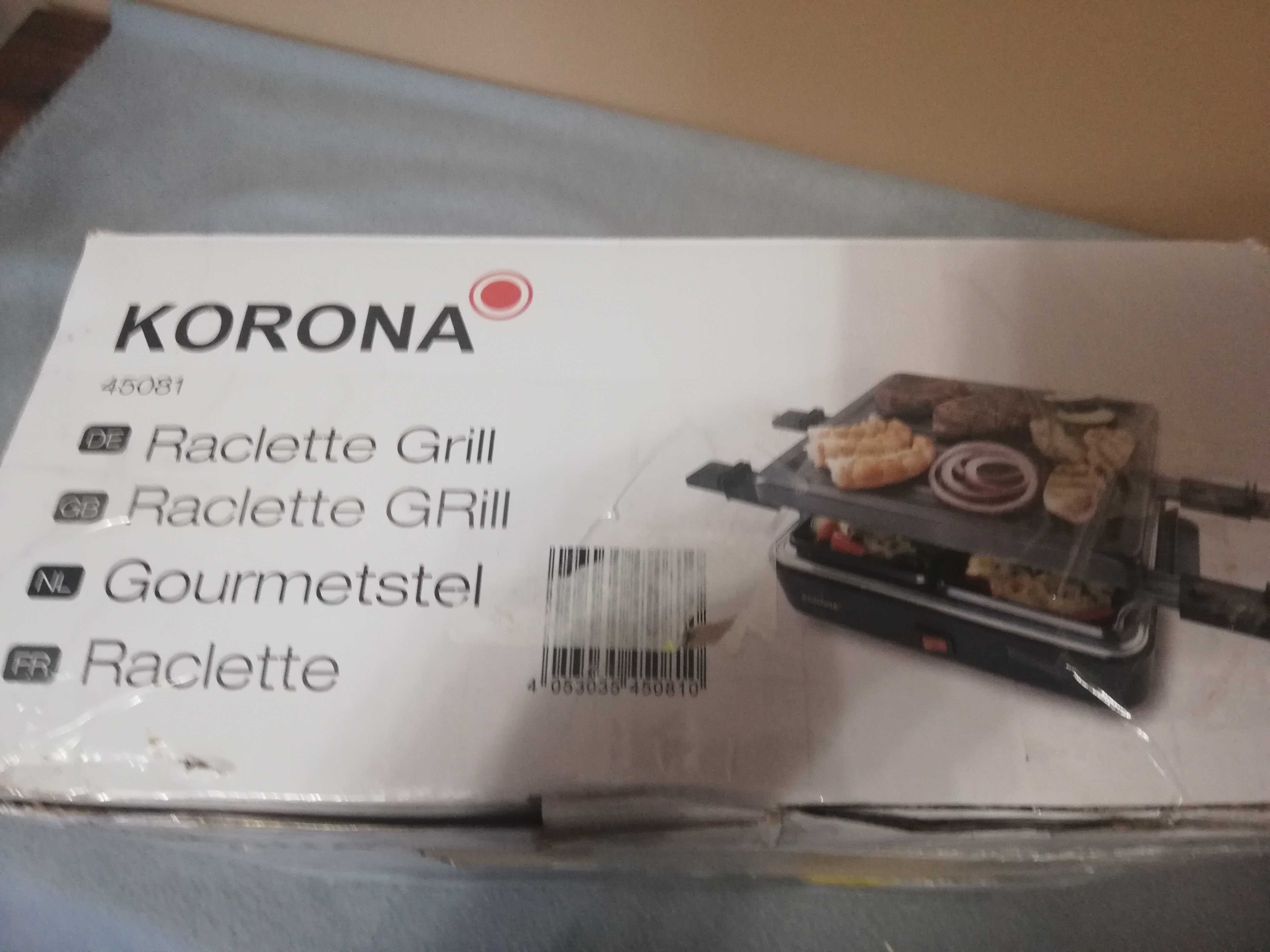 Raclette grill elektryczny KORONA
