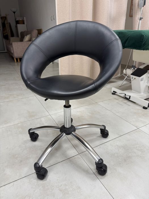 Krzesło ekoskóra czarne