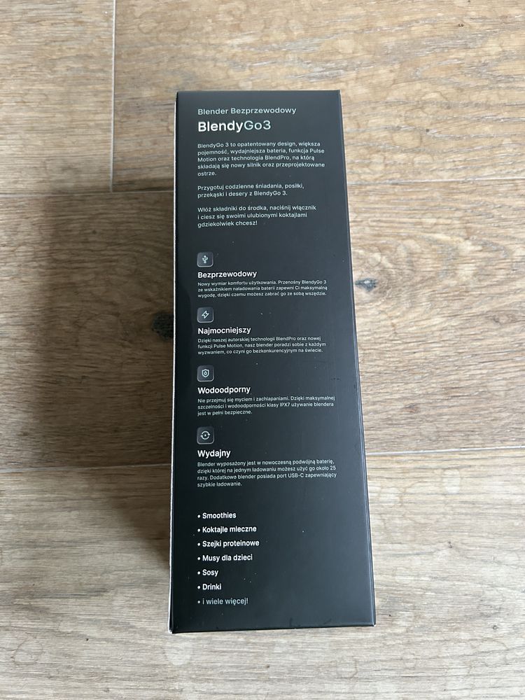 BlendyGo 3 blender przenośny bezprzewodowy