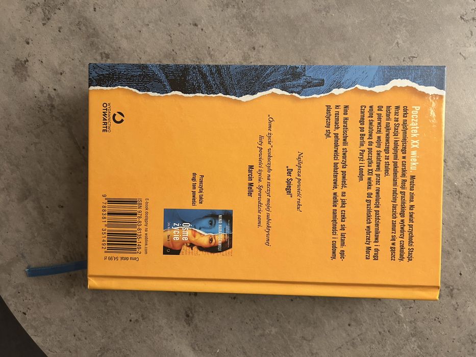 Powieść Ósme życie (dla Brilli)