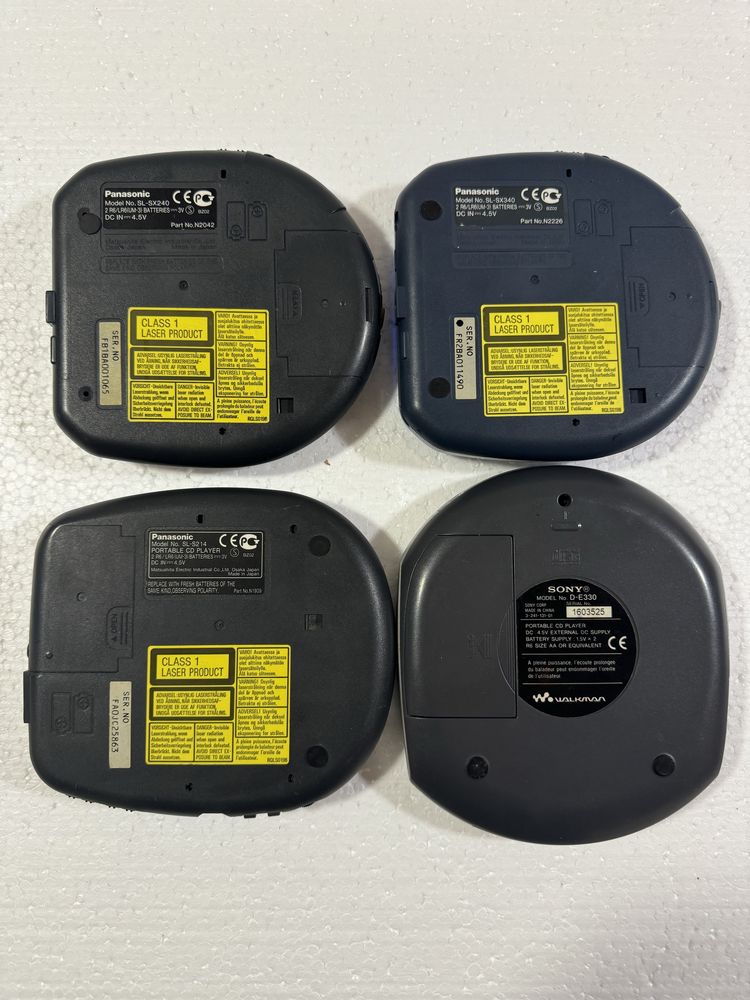 Vintage Sony, Technics, Panasonic, CASIO Discman