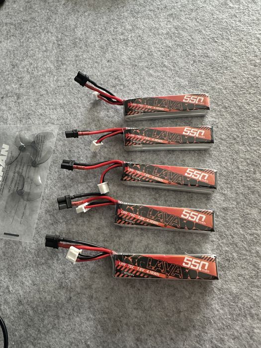5 Baterias Lava 550mAh 2S