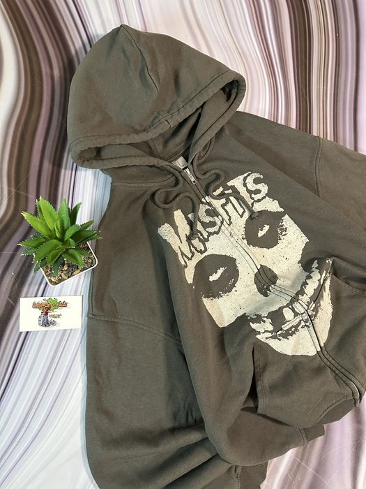 Оверсайз Misfits зіп худі S Metallica style