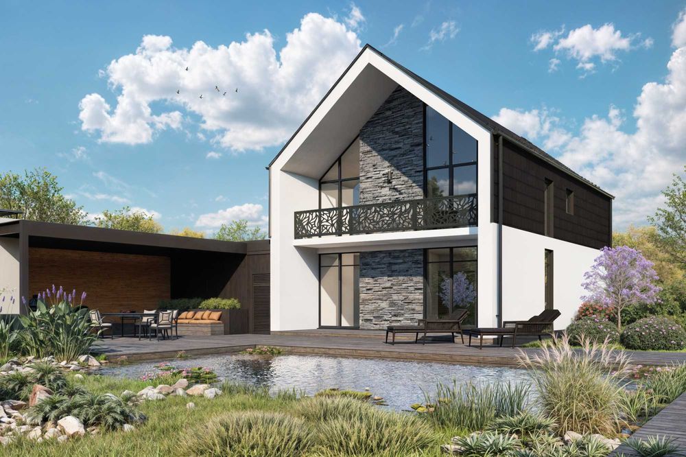 Продаж котеджу 130 кв.м КМ O!villas с. Зазимʼя (Київська область)