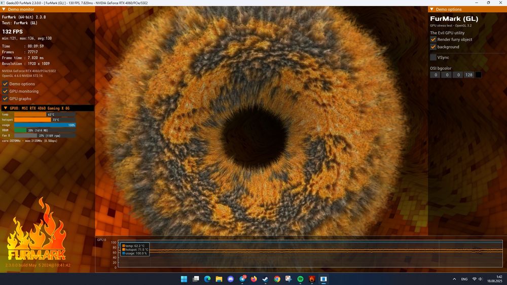 Відеокарта MSI RTX 4060 GAMING X 8GB