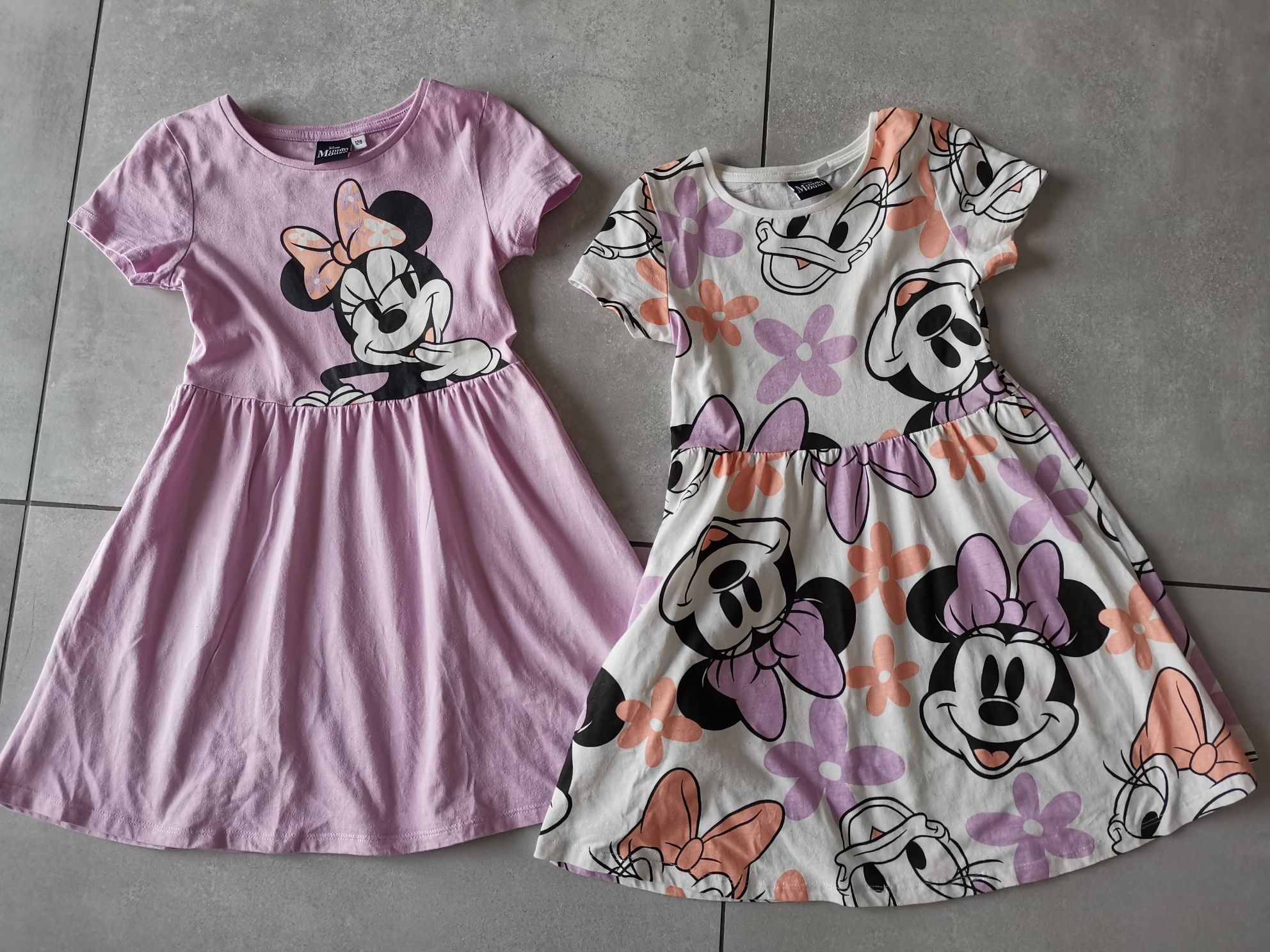 Sukienki dla dziewczynki lub bliźniaczek r 128 Disney Myszka Minnie