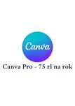 Canva Pro edu - 75 złotych na 12 miesięcy!