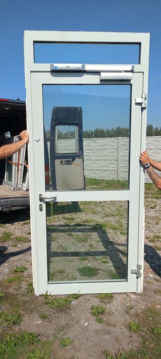 Drzwi aluminiowe używane z Niemiec super stan dostawa gratis cały Kraj