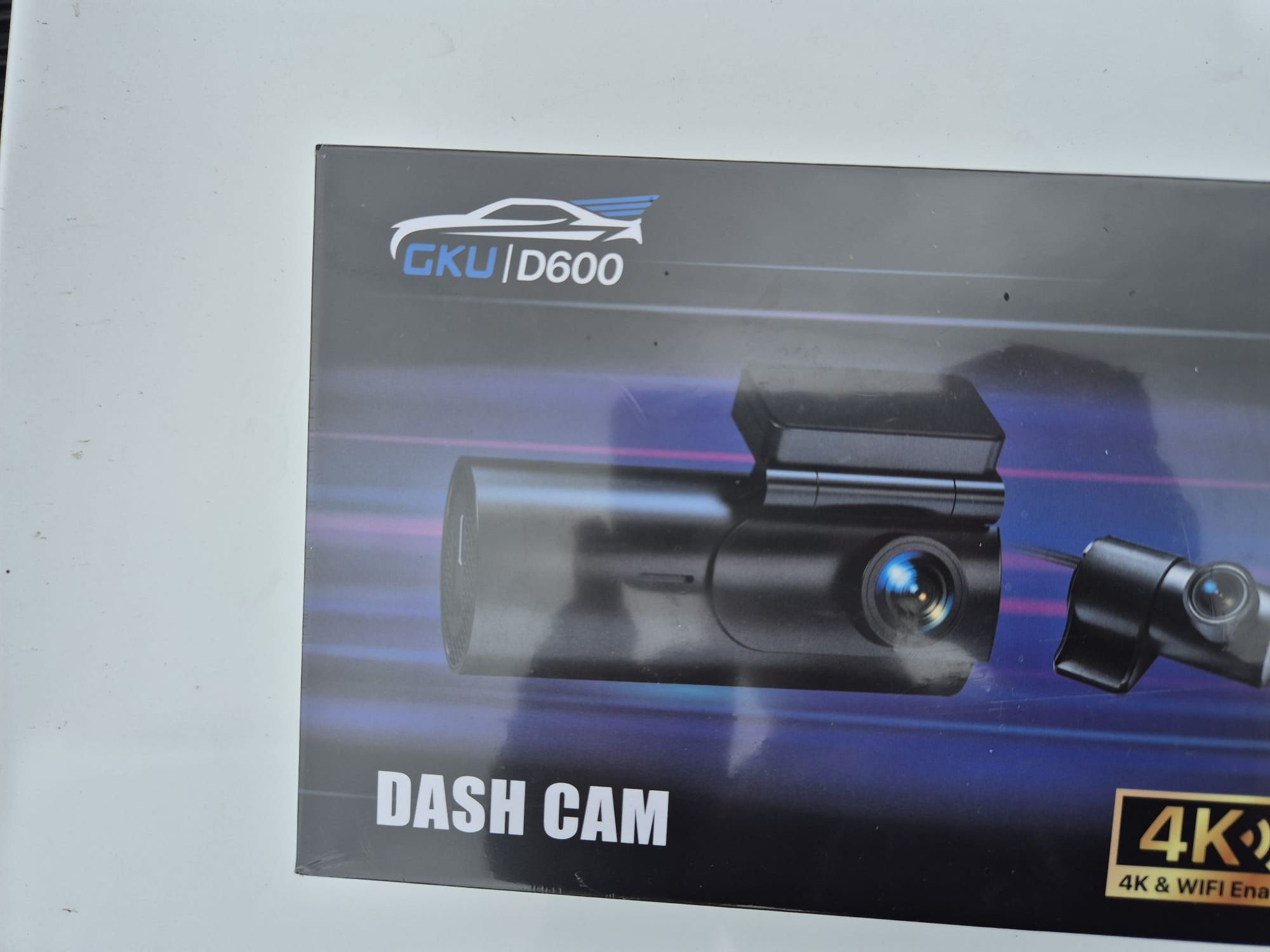 Kamera samochodowa GKU D600 4K+Wi-Fi Nowa!!!