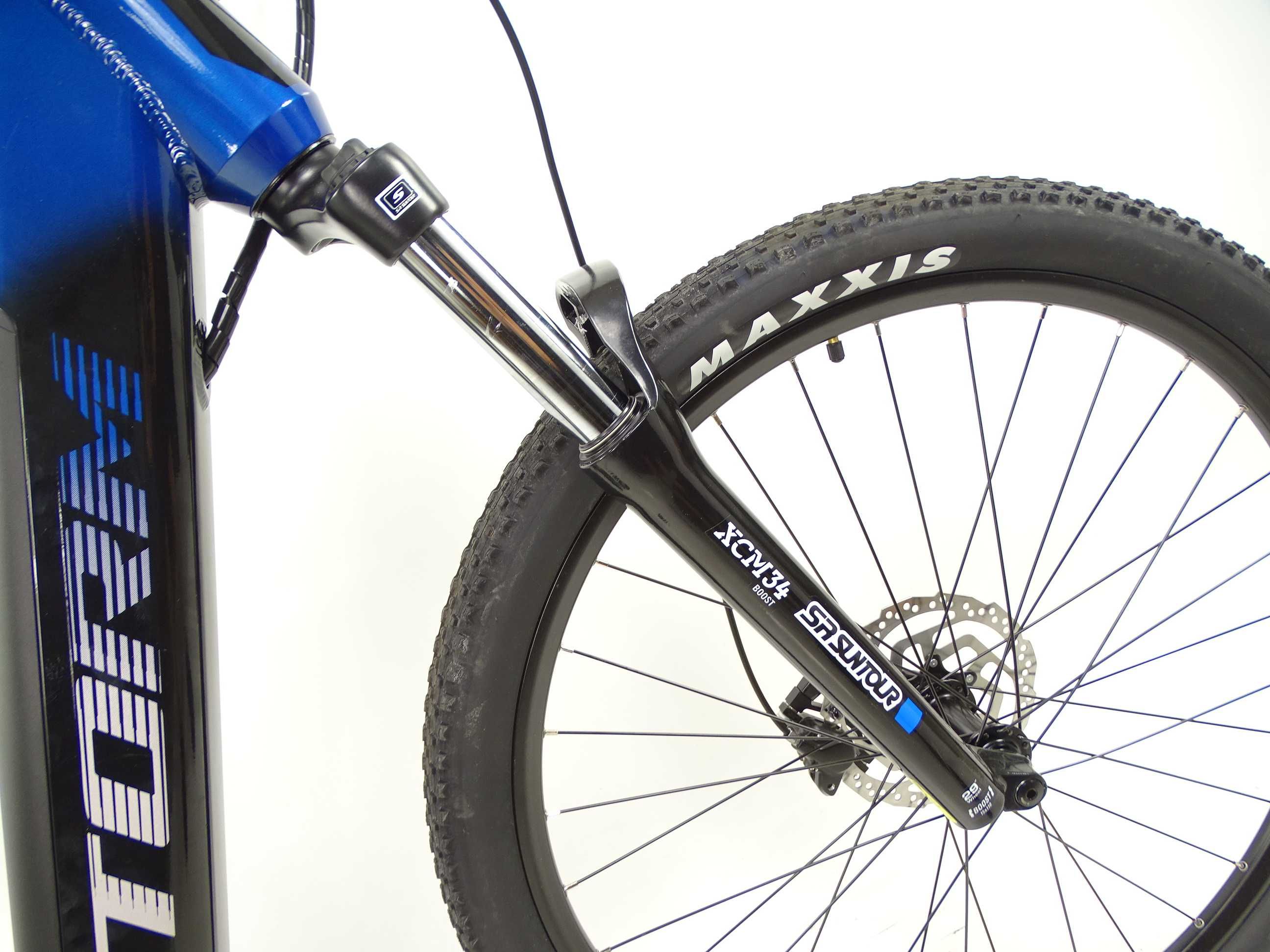 Rower elektryczny MTB STORM TAURUS 29" 2.0 granat-czarny rama 21"