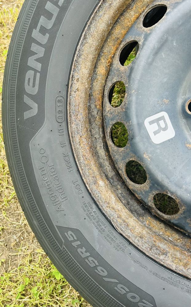 Koła VW Passat Audi A4 5x112 ET 47 Opony letnie 205/65/15 Hankook