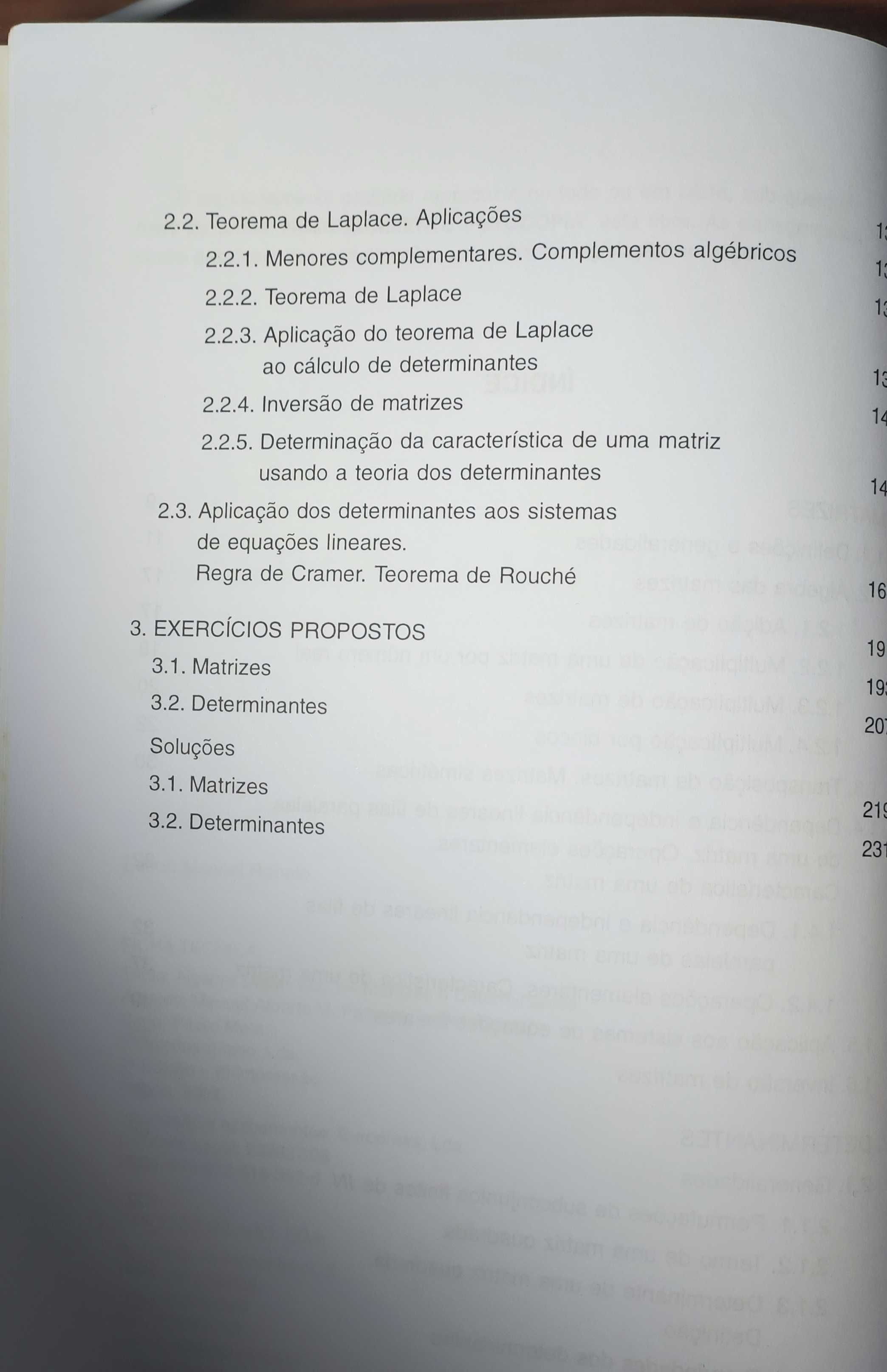 Livro | Álgebra Linear - Matrizes e determinantes (vol. 1)