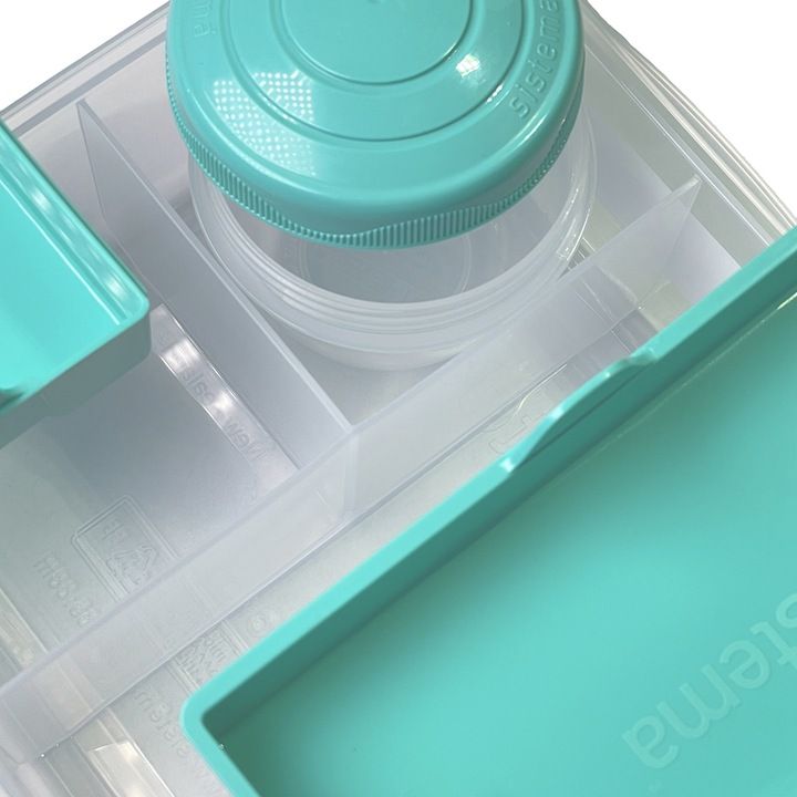 Śniadaniówka Sistema Lunchbox Pojemnik Box Bento 1250 Ml Z Przegródkam