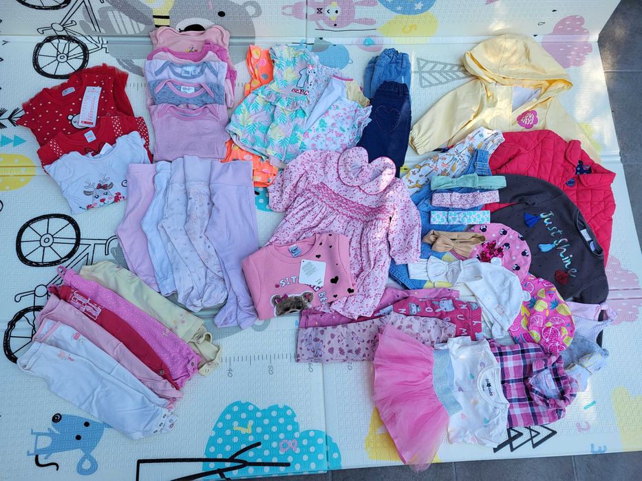 Paka ubrań rozmiar 74 i 80 smyk super stan