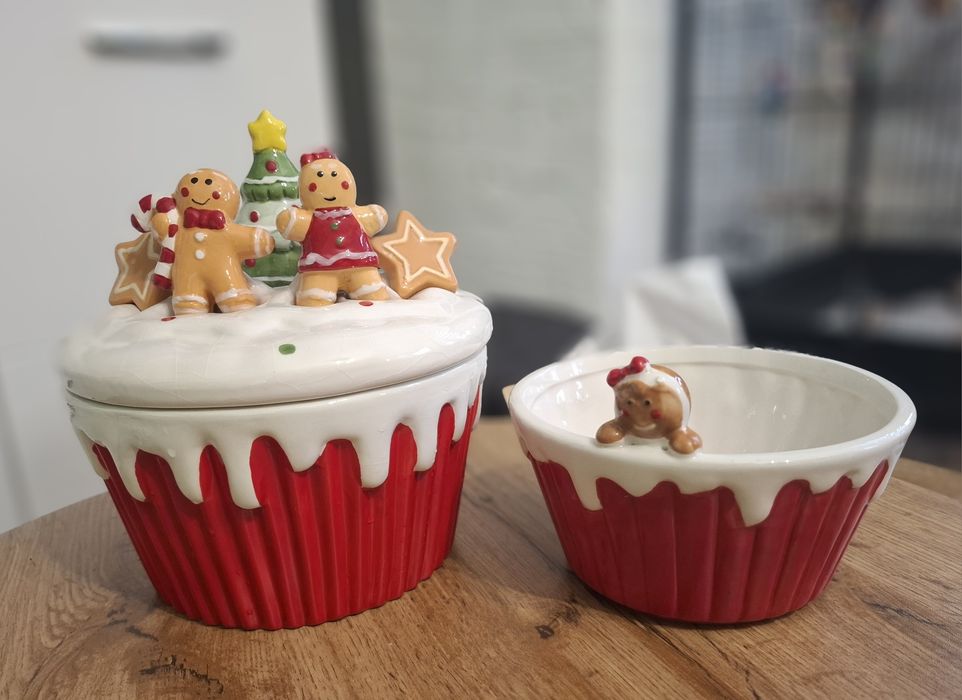 Świąteczny zestaw pojemnik na ciastka home & you