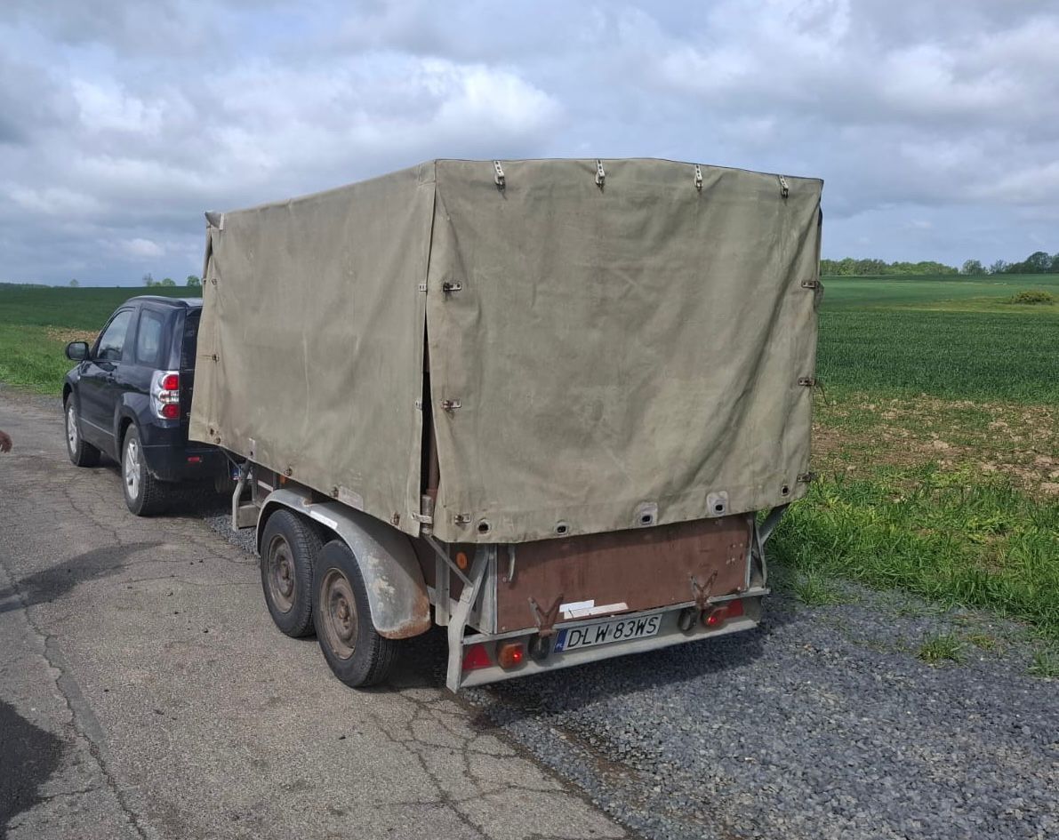 Przyczepka dwuosiowa auwarter
