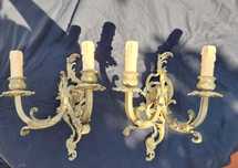 Apliques em bronze, vintage