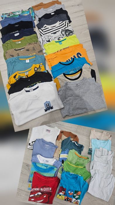 Paczka ubrań dla chłopca 201 elem. rozm. 110/116